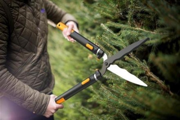 Foarfeca telescopica pentru gard viu Fiskars HS86