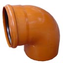 Curba canal 87° PVC D160