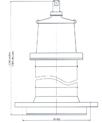 Vana hidrant DN100 inalta