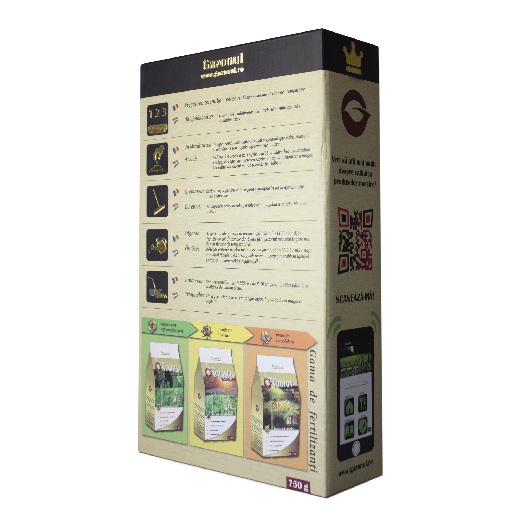 Seminte de Gazon Premium Gazonul 750g