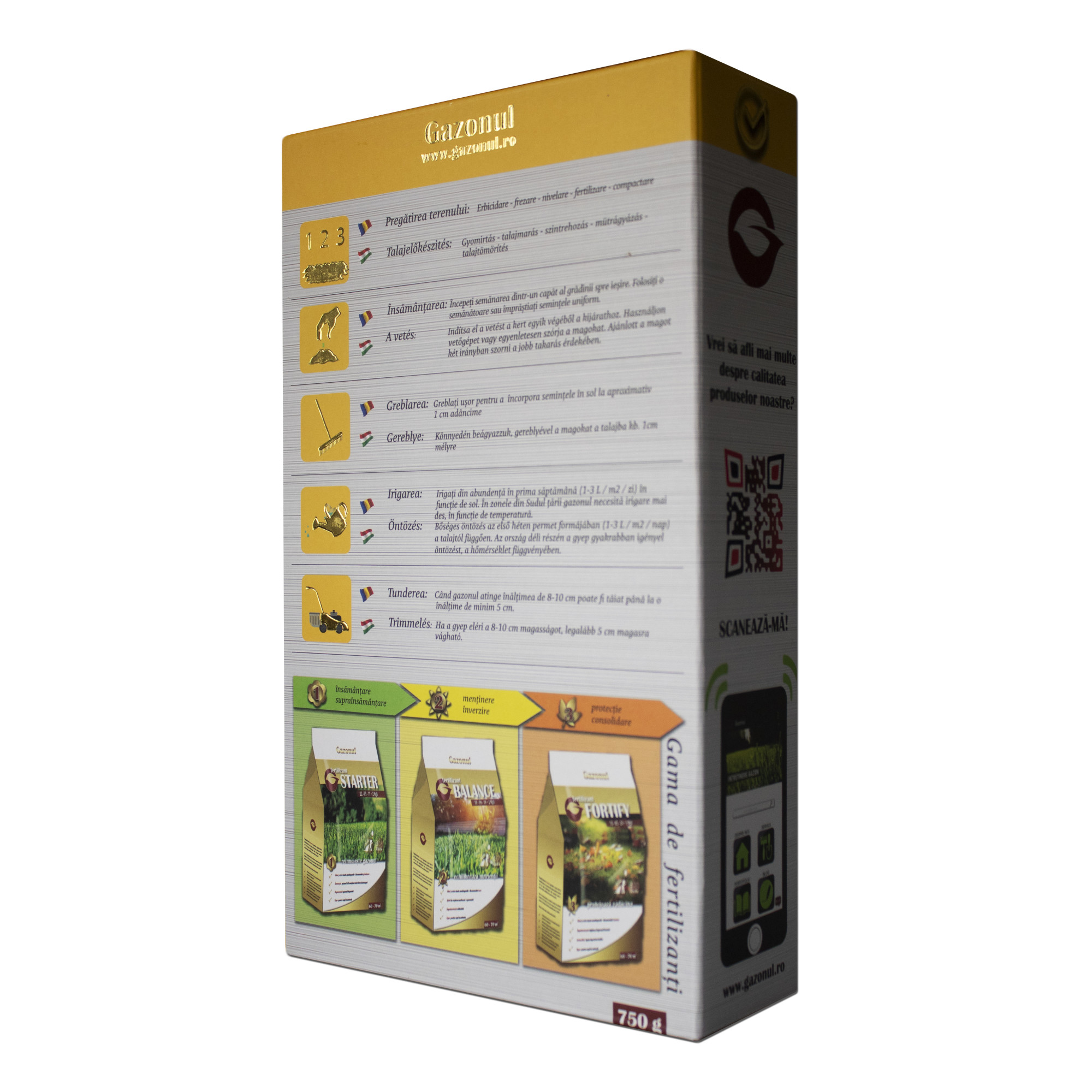 Seminte de Gazon Clasic Gazonul 750g